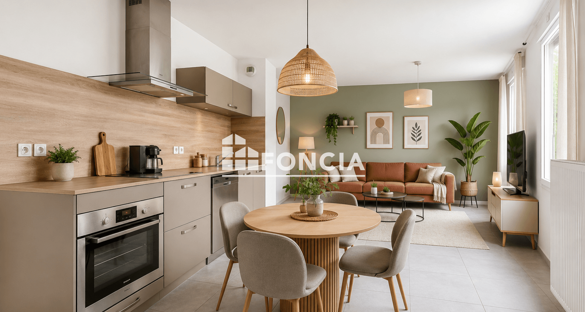 Appartement 3 pièces (62 m²) à vendre - Villeurbanne (69100)