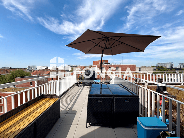 Appartement meublé 3 pièces (70.4 m²) à louer - Lille (59000)