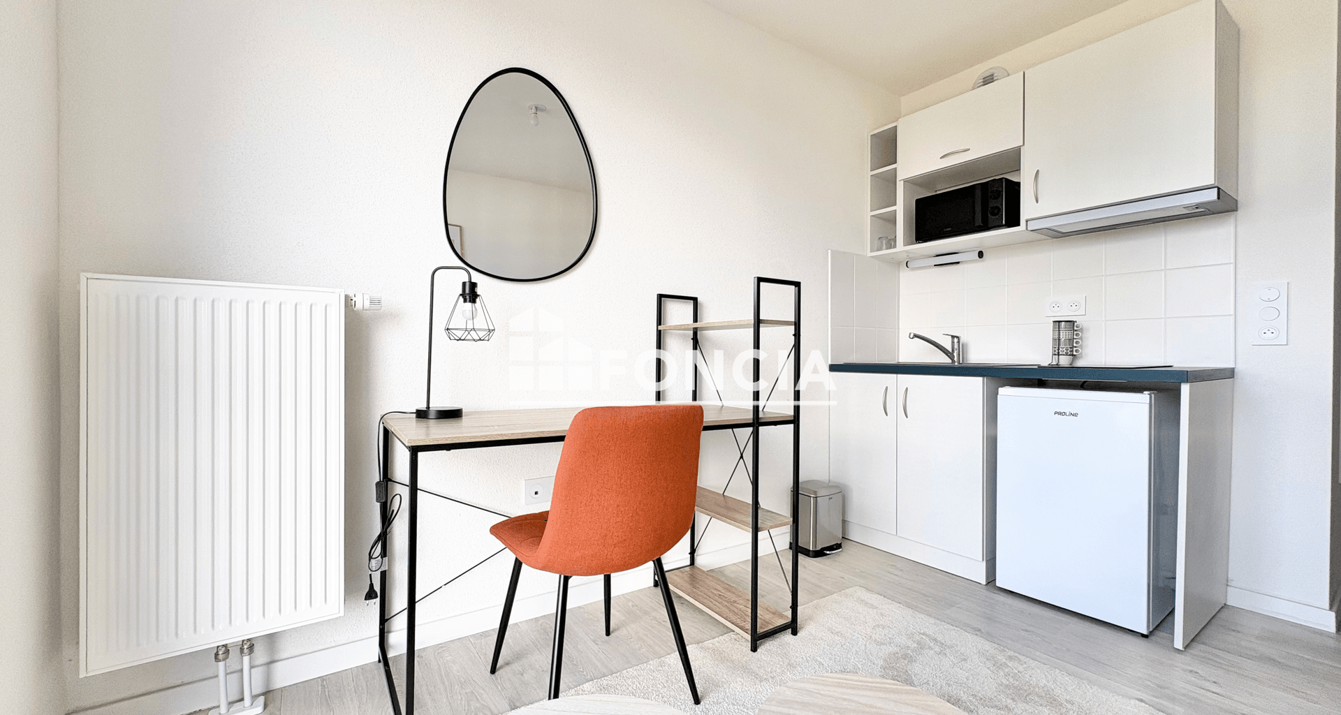 Studio meublé (19.14 m²) à louer - Metz (57070)