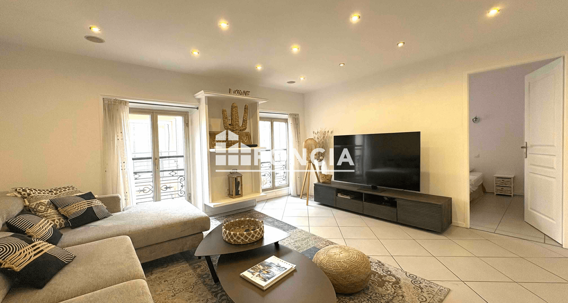 Appartement meublé 3 pièces (52.19 m²) à louer - Cannes (06400)