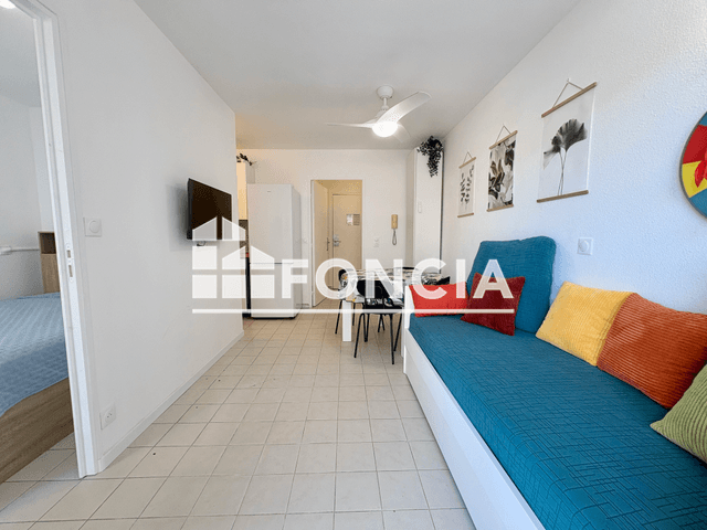 Studio meublé (27.01 m²) à louer - Juan-les-pins (06160)