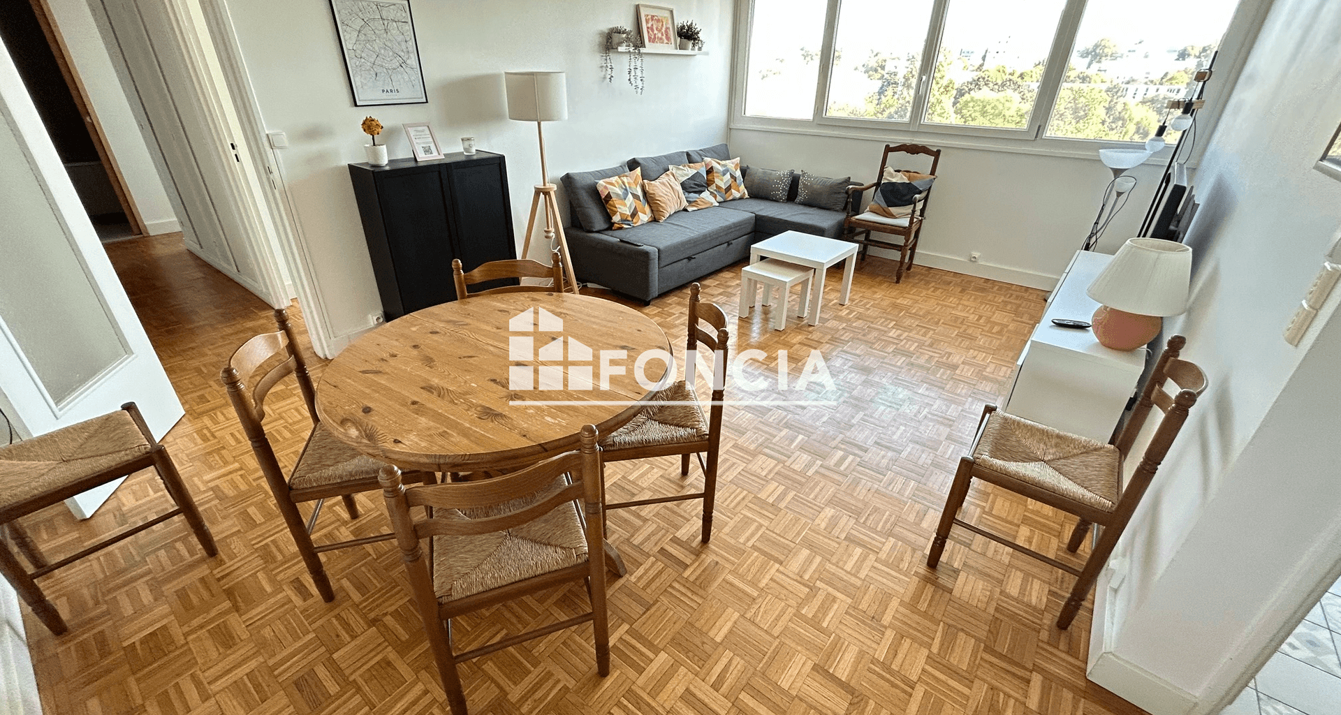 Appartement meublé 3 pièces (60.71 m²) à louer - Antony (92160)