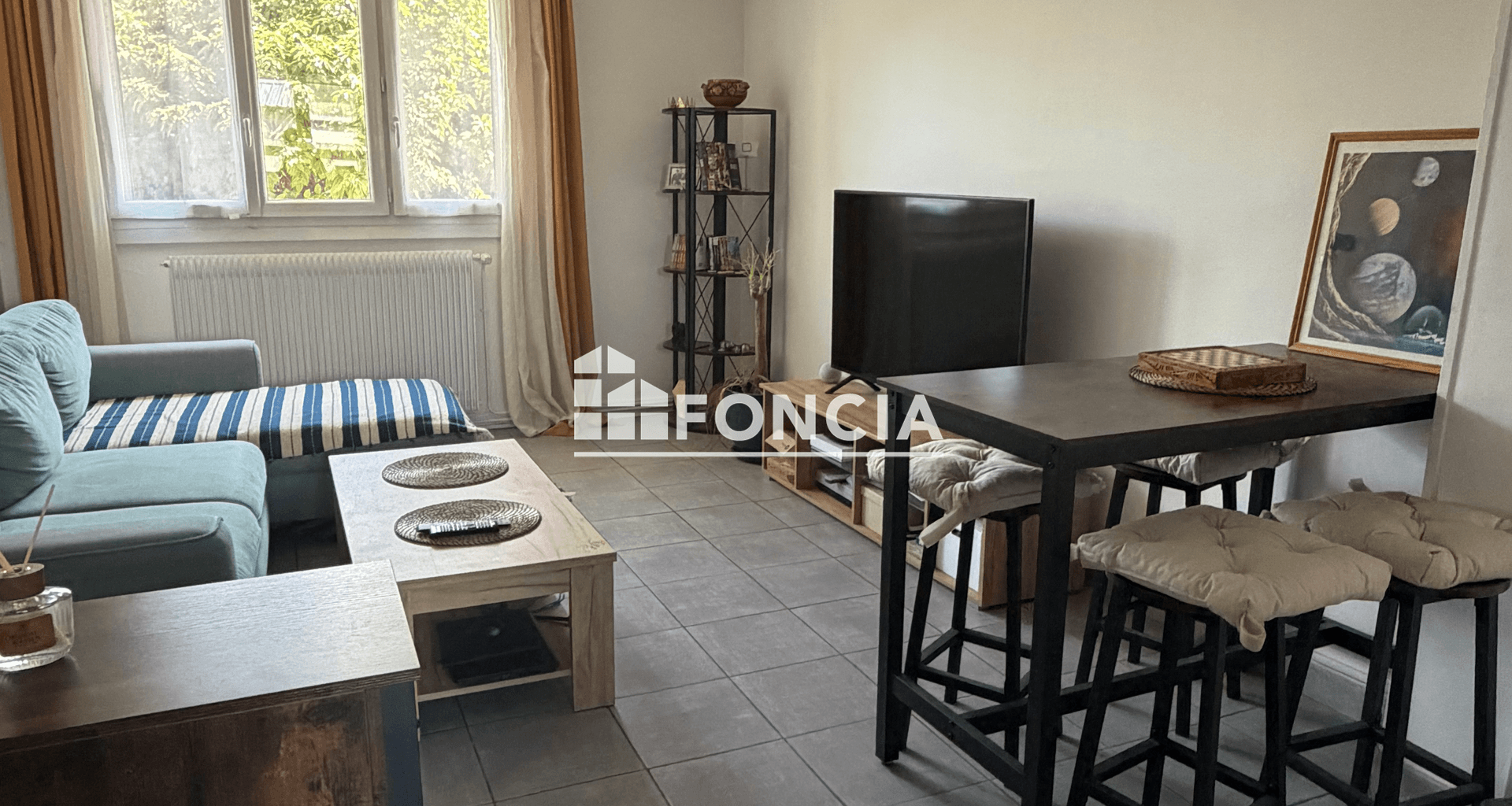 Appartement meublé 3 pièces (52 m²) à louer - Villeurbanne (69100)