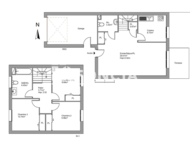 Maison 4 pièces (82.82 m²) à louer - Mondonville (31700)