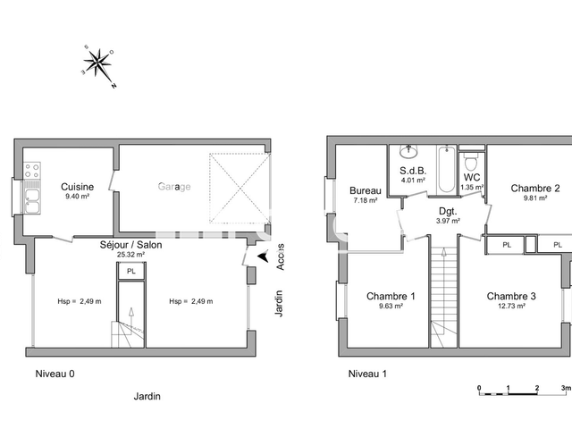 Maison 4 pièces (83.4 m²) à louer - Villenave D'ornon (33140)