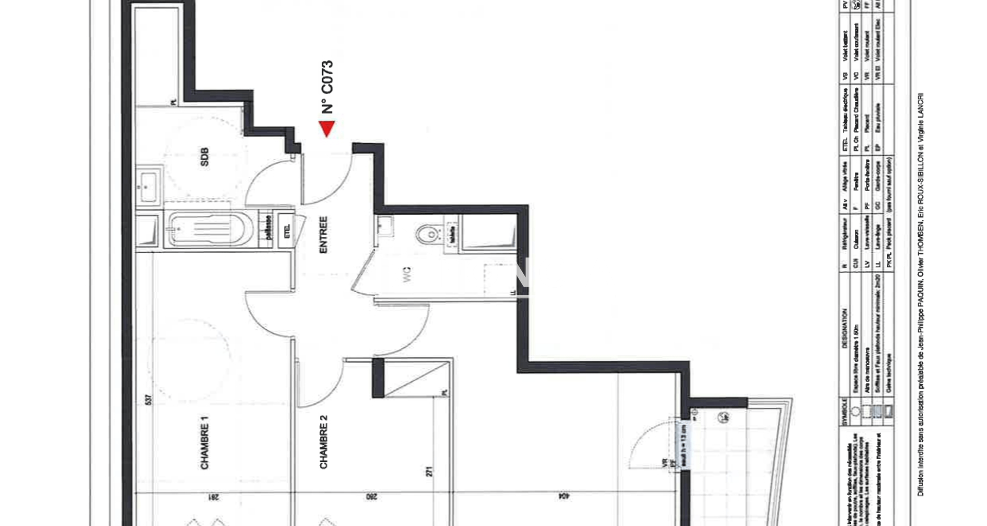 Appartement 3 pièces (78.8 m²) à louer - Clichy (92110)