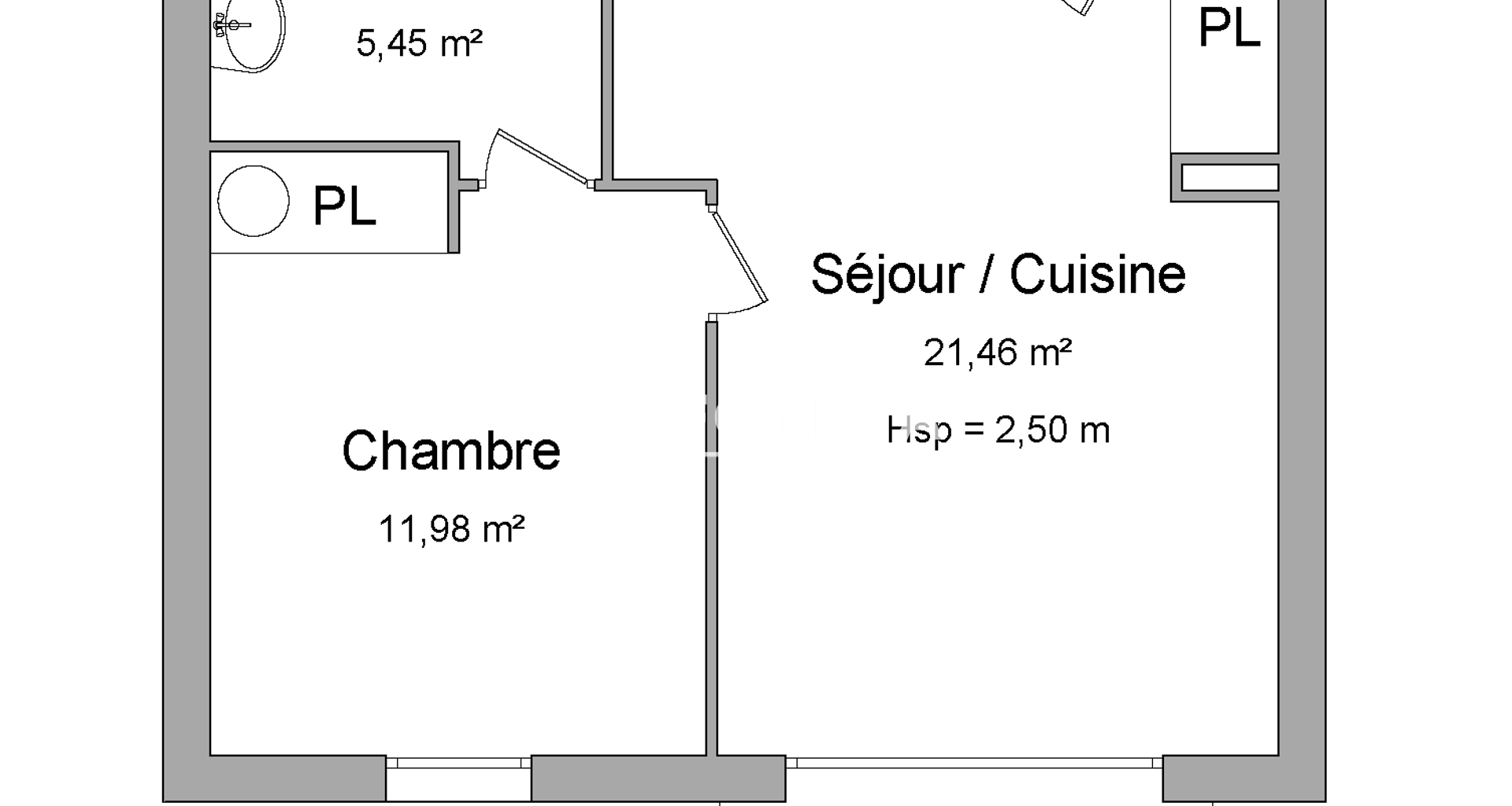Appartement 2 pièces (38.75 m²) à louer - Somain (59490)