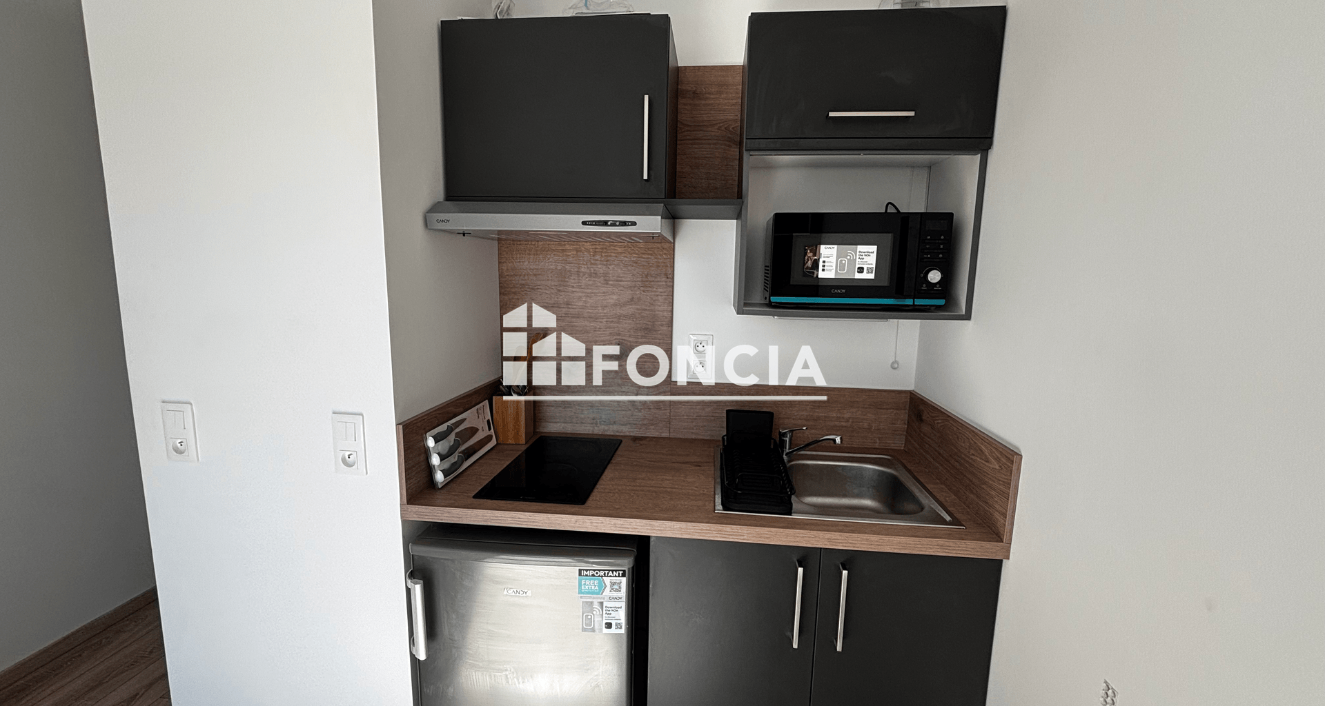Studio meublé (18.76 m²) à louer - Tours (37100)