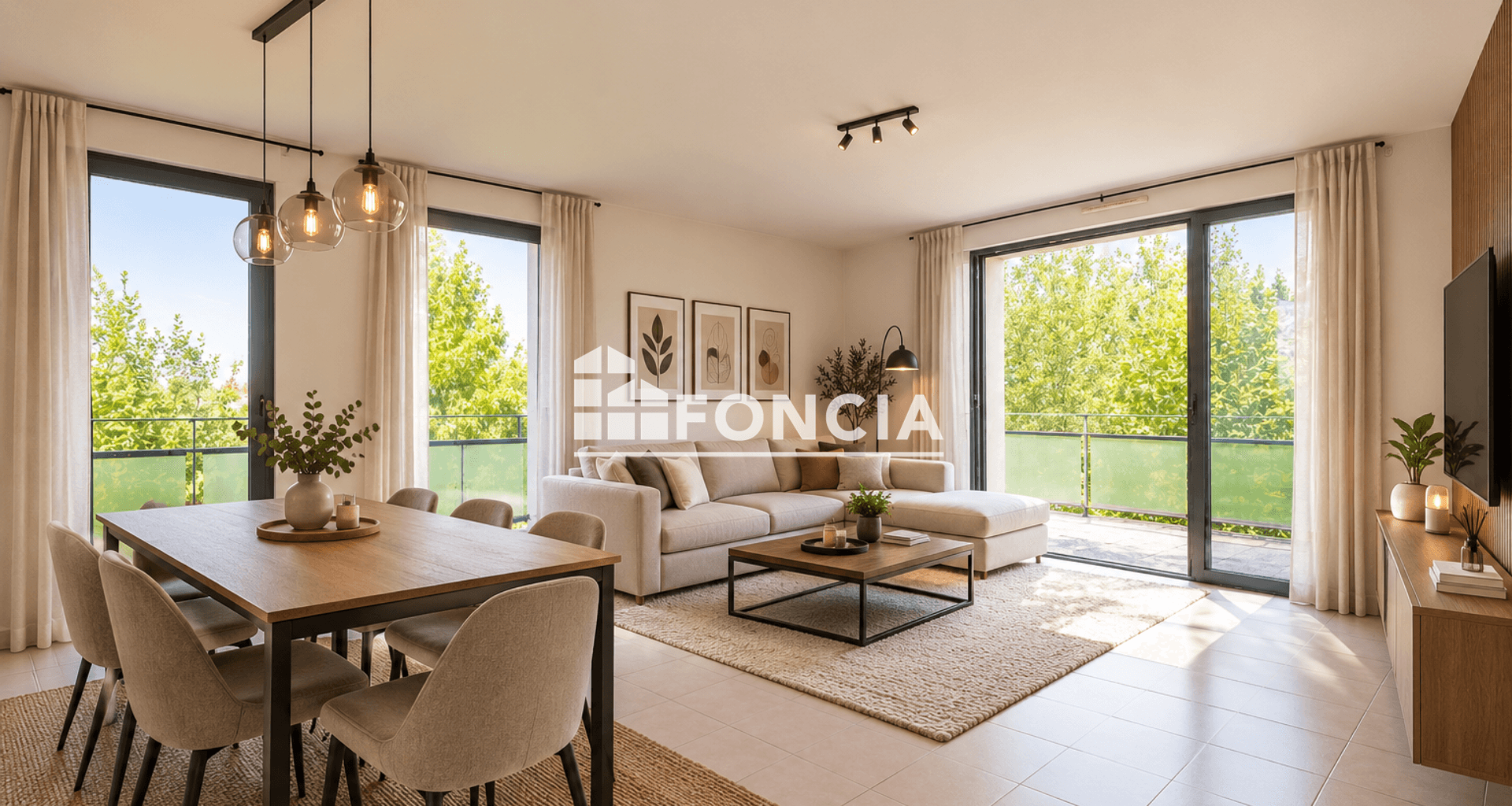 Appartement 3 pièces (66.5 m²) à vendre - Bussy-saint-georges (77600)