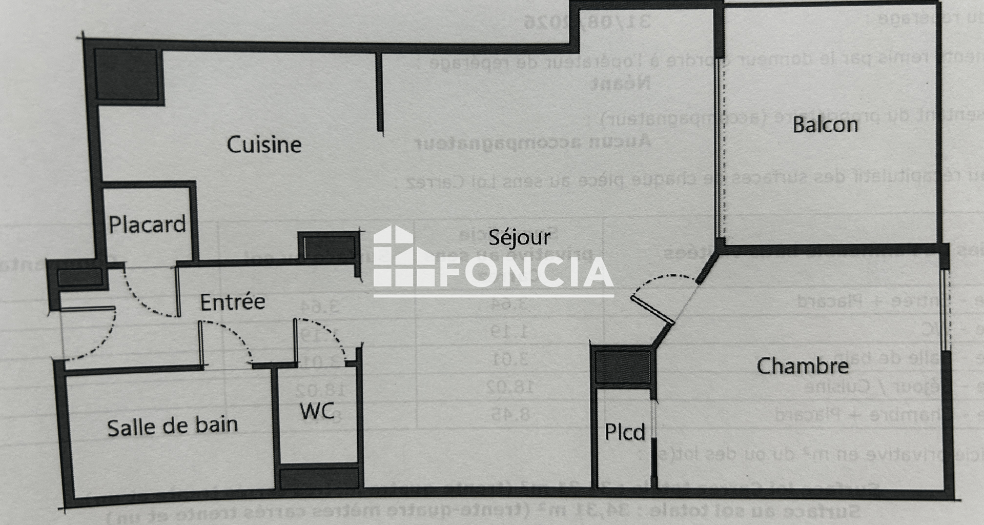 Appartement 2 pièces (34.31 m²) à vendre - La Ciotat (13600)
