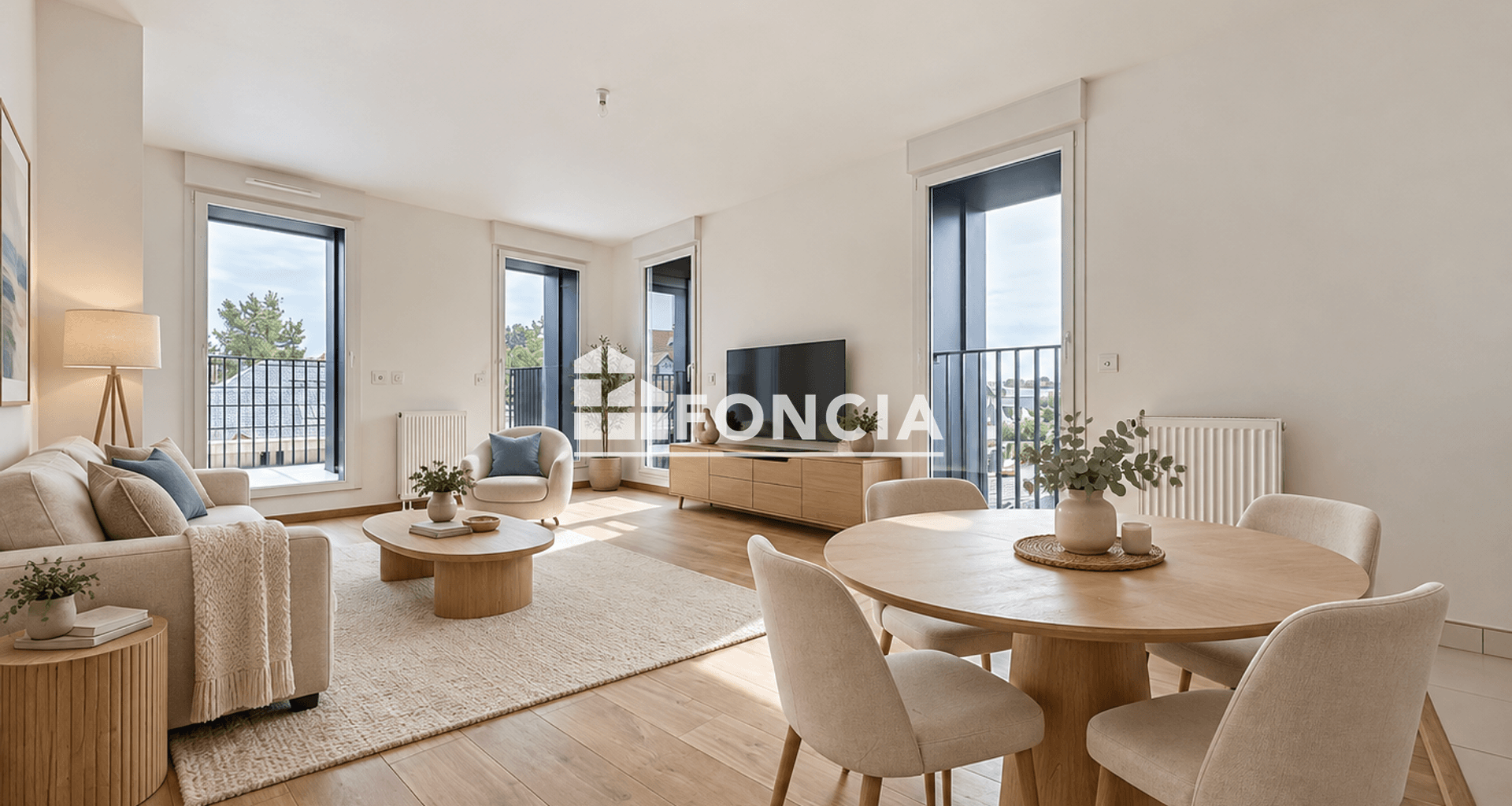 Appartement 3 pièces (61.42 m²) à vendre - Touques (14800)