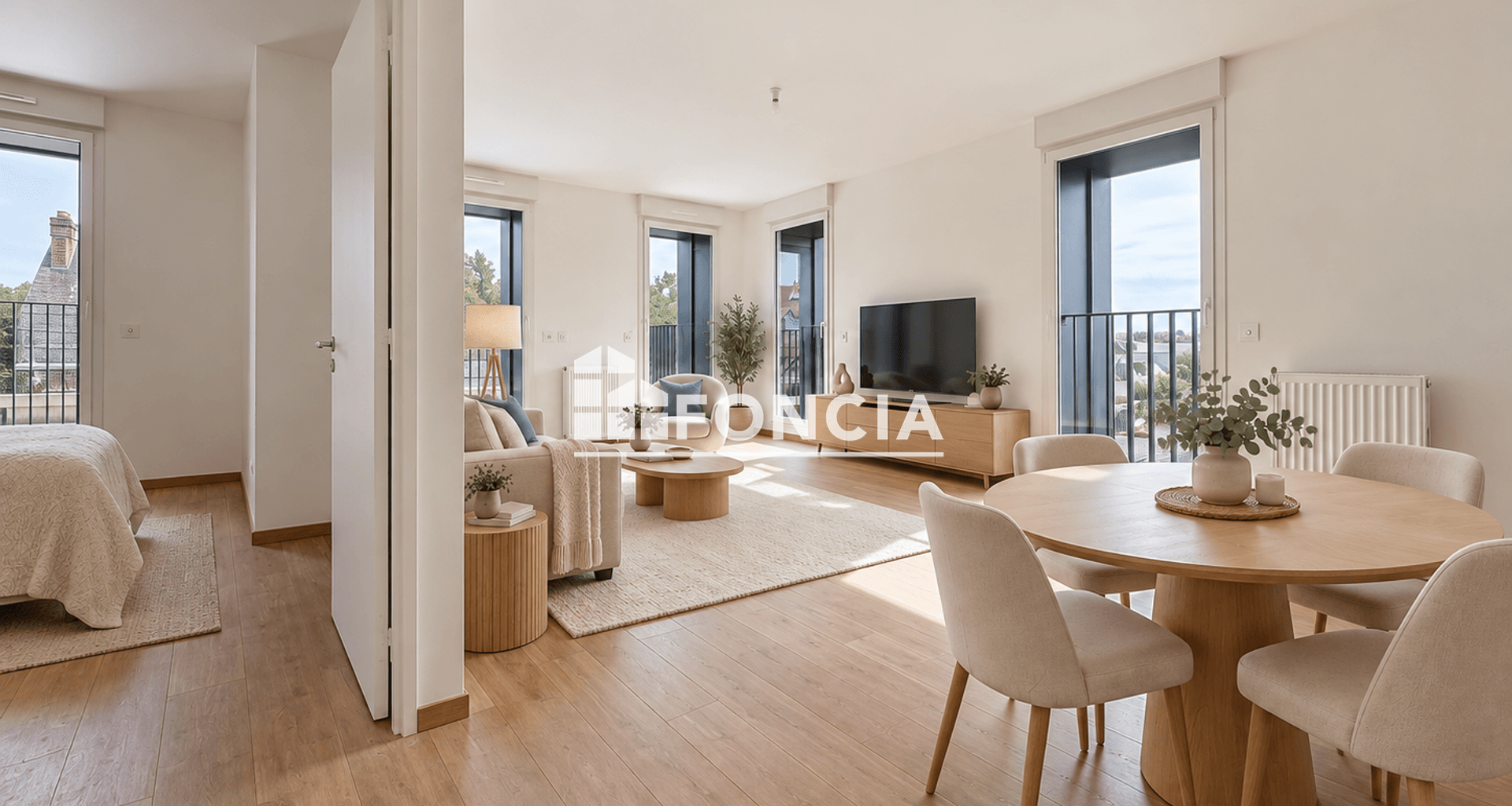 Appartement 3 pièces (61.42 m²) à vendre - Touques (14800)