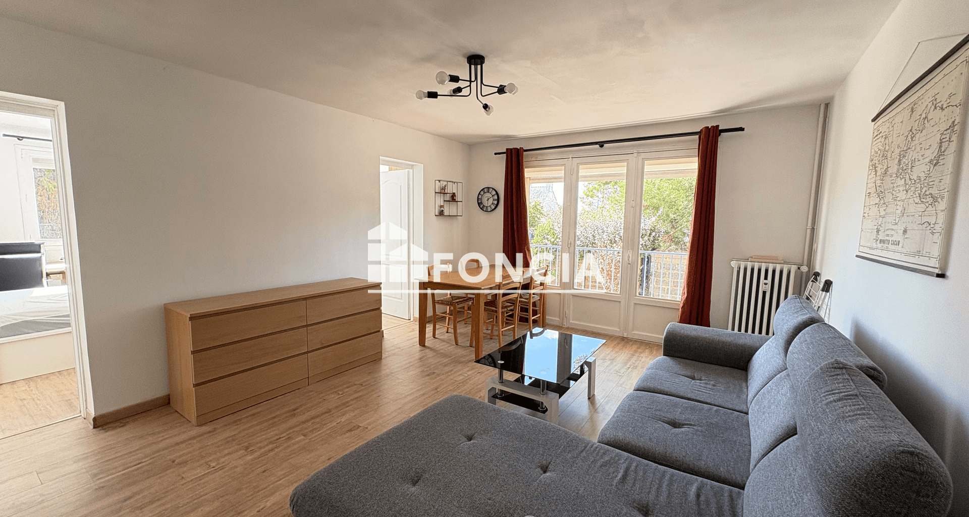 Appartement meublé 4 pièces (63.53 m²) à louer - Angers (49000)