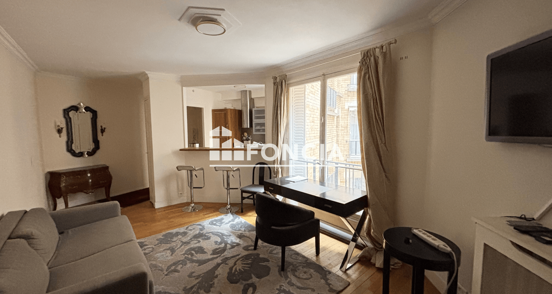 Appartement meublé 2 pièces (47.97 m²) à louer - Paris 16ᵉ (75016)