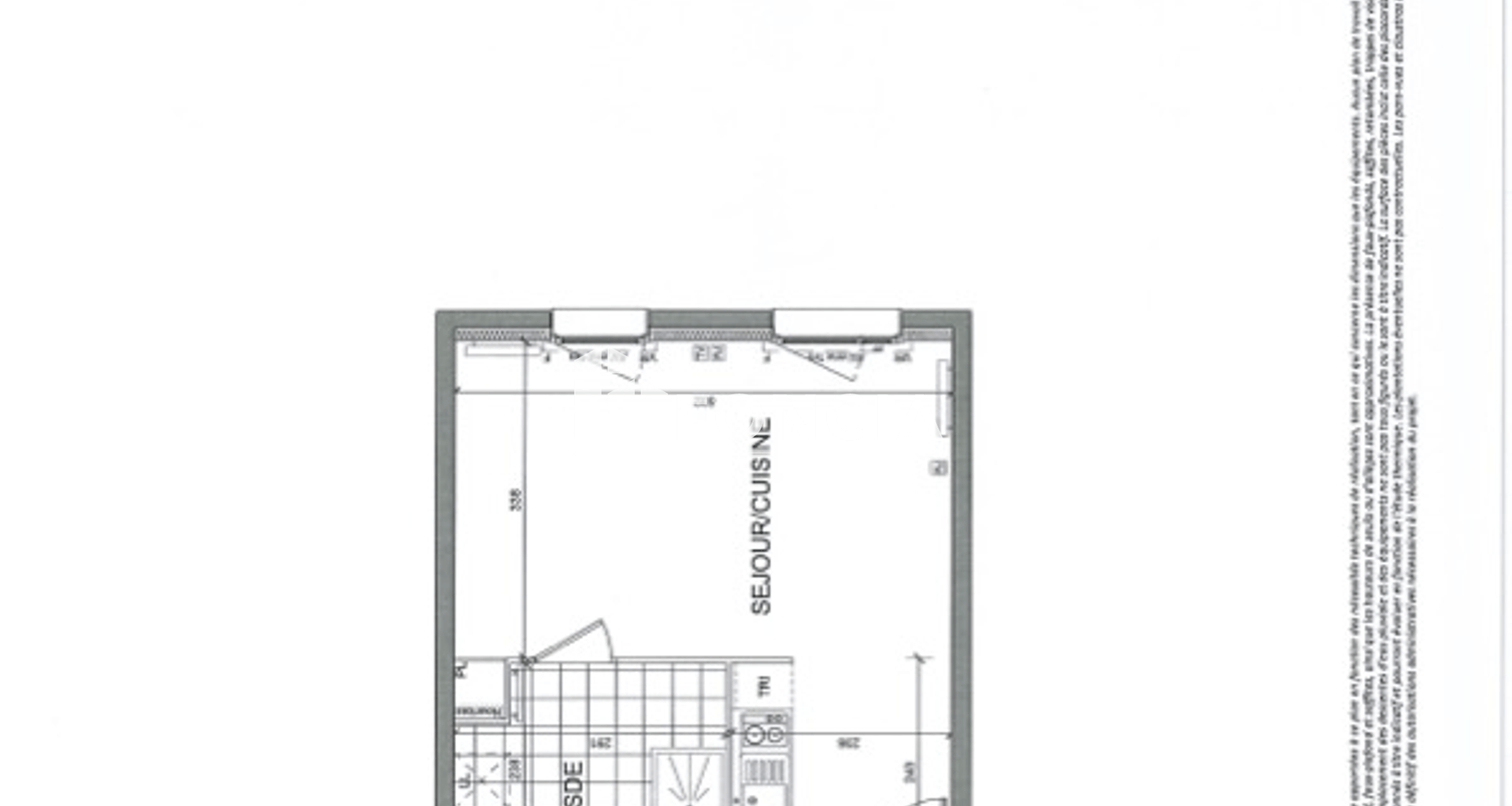 Studio (29.56 m²) à louer - Cergy (95800)