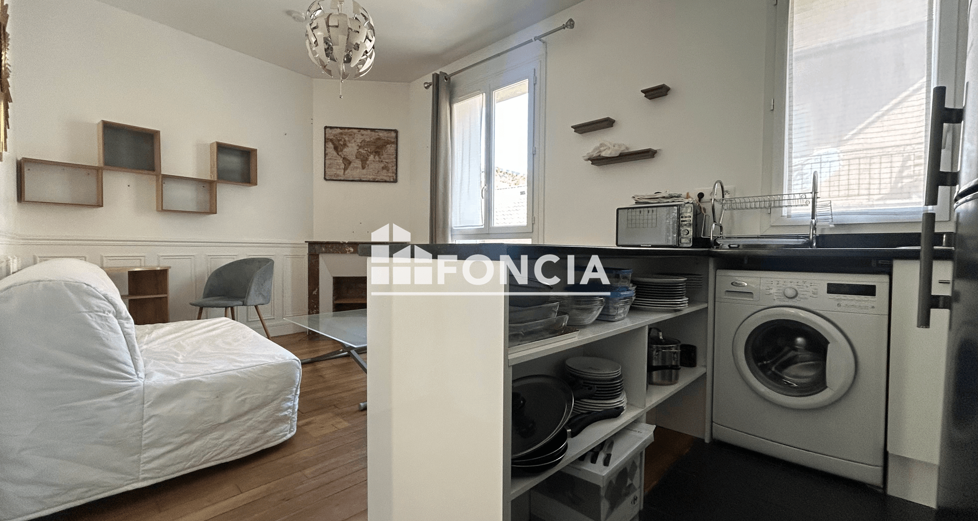 Appartement meublé 2 pièces (29.78 m²) à louer - Maisons-laffitte (78600)