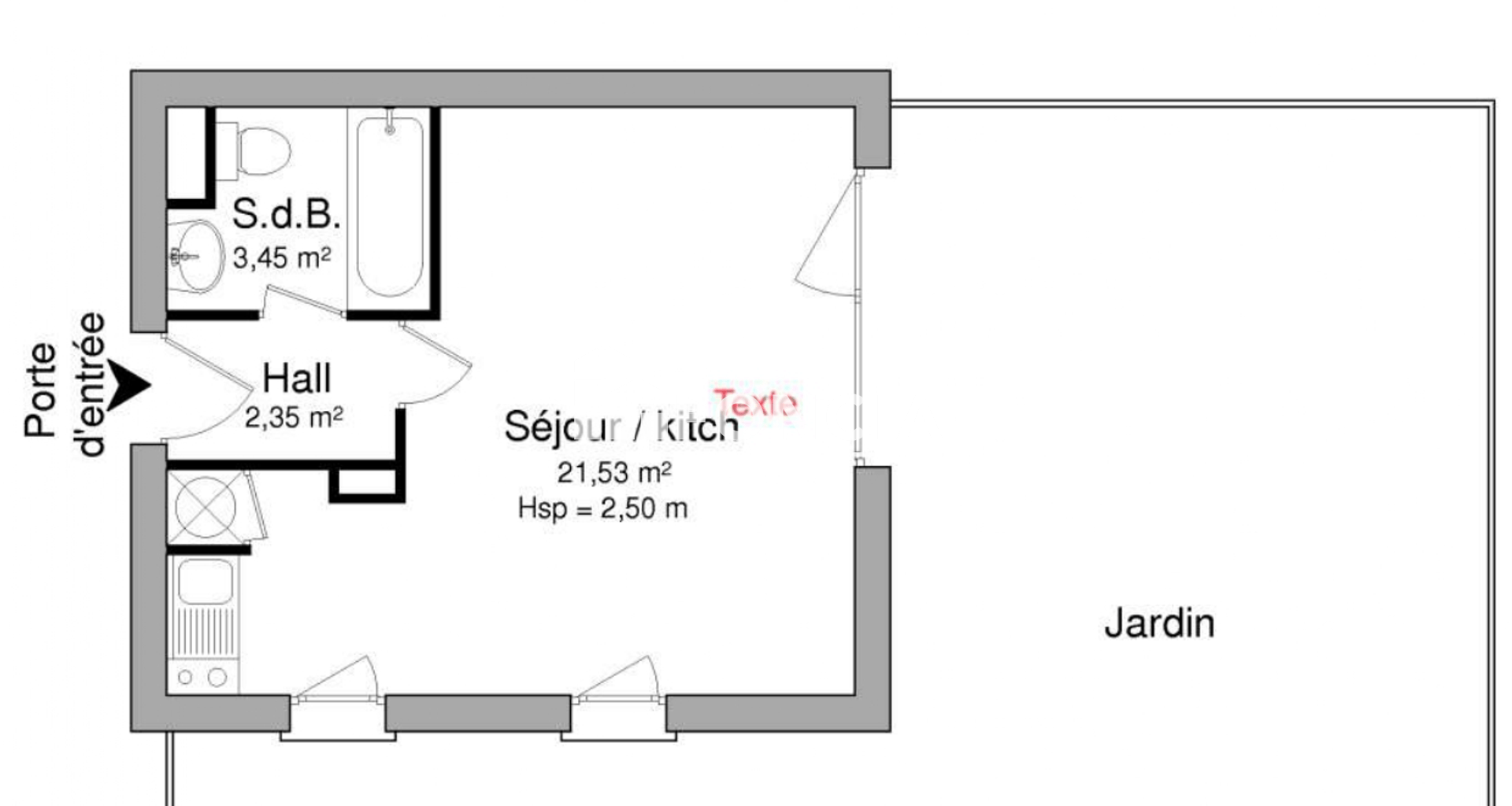 Studio (28 m²) à vendre - Montreuil (93100)