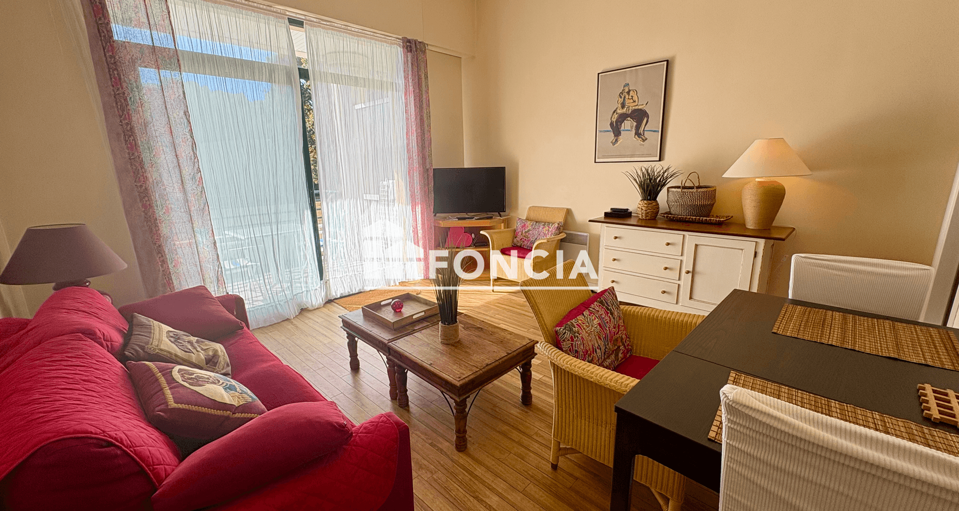 Appartement meublé 2 pièces (40.3 m²) à louer - Saint-andré-des-eaux (44117)