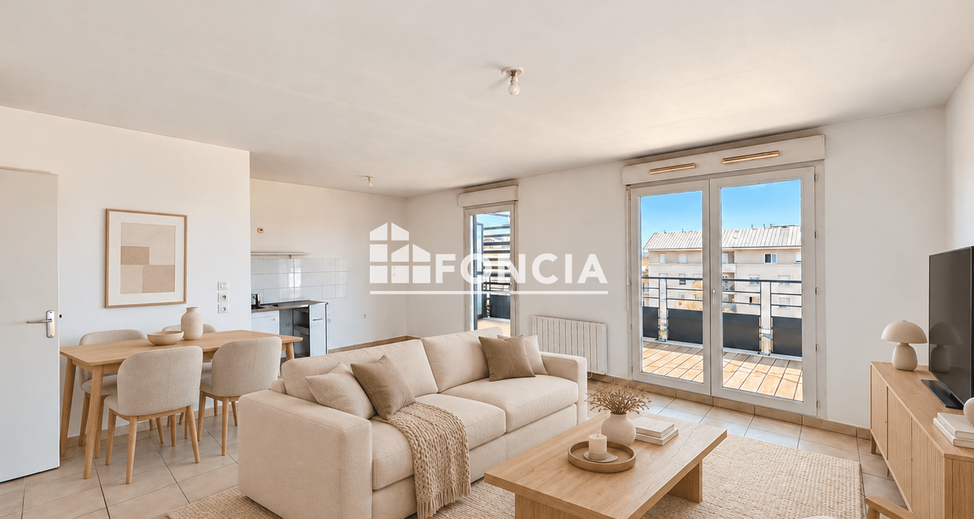 Appartement 3 pièces (63.8 m²) à vendre - Décines-charpieu (69150)