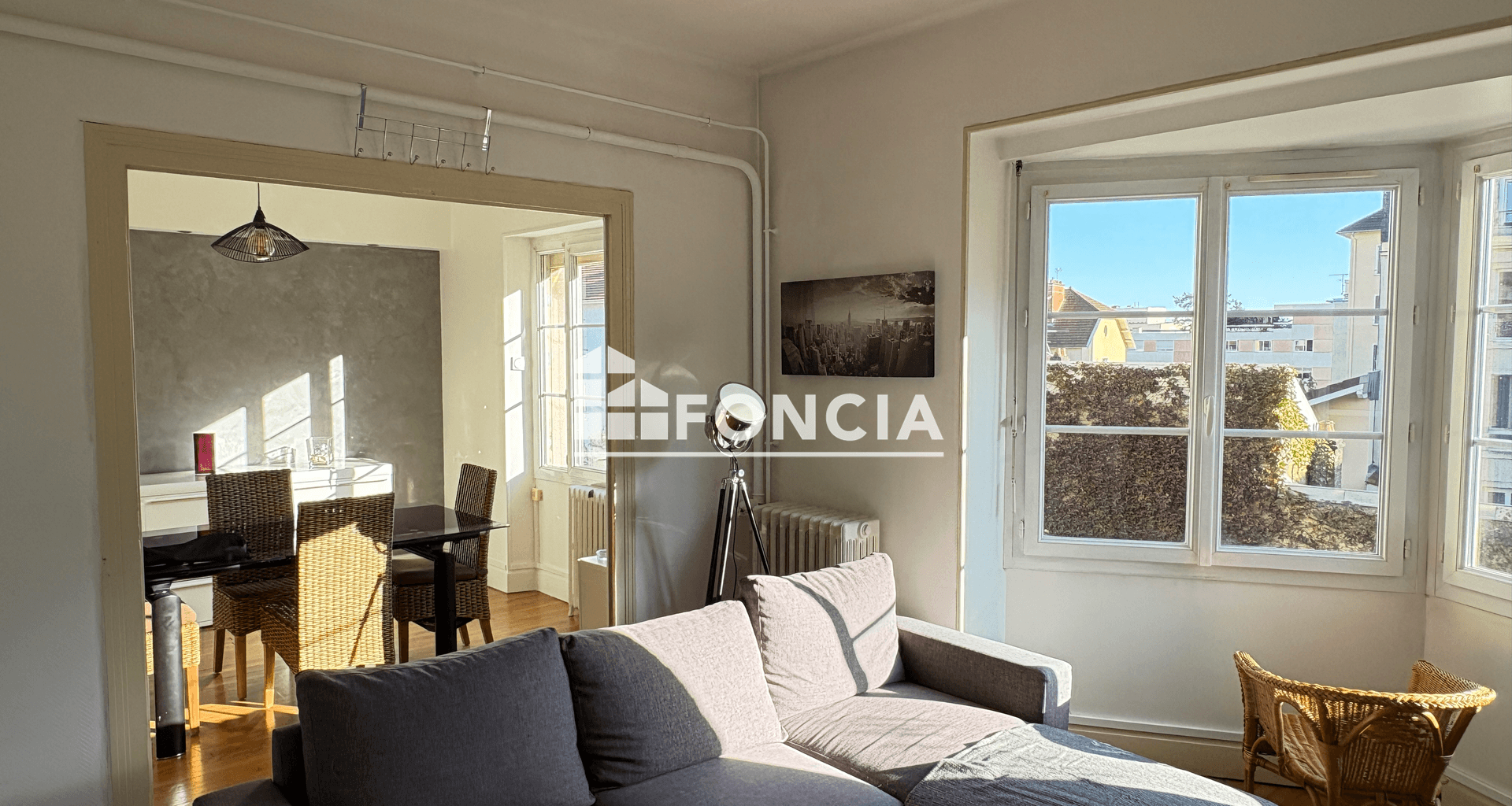 Appartement meublé 3 pièces (48.22 m²) à louer - Dijon (21000)