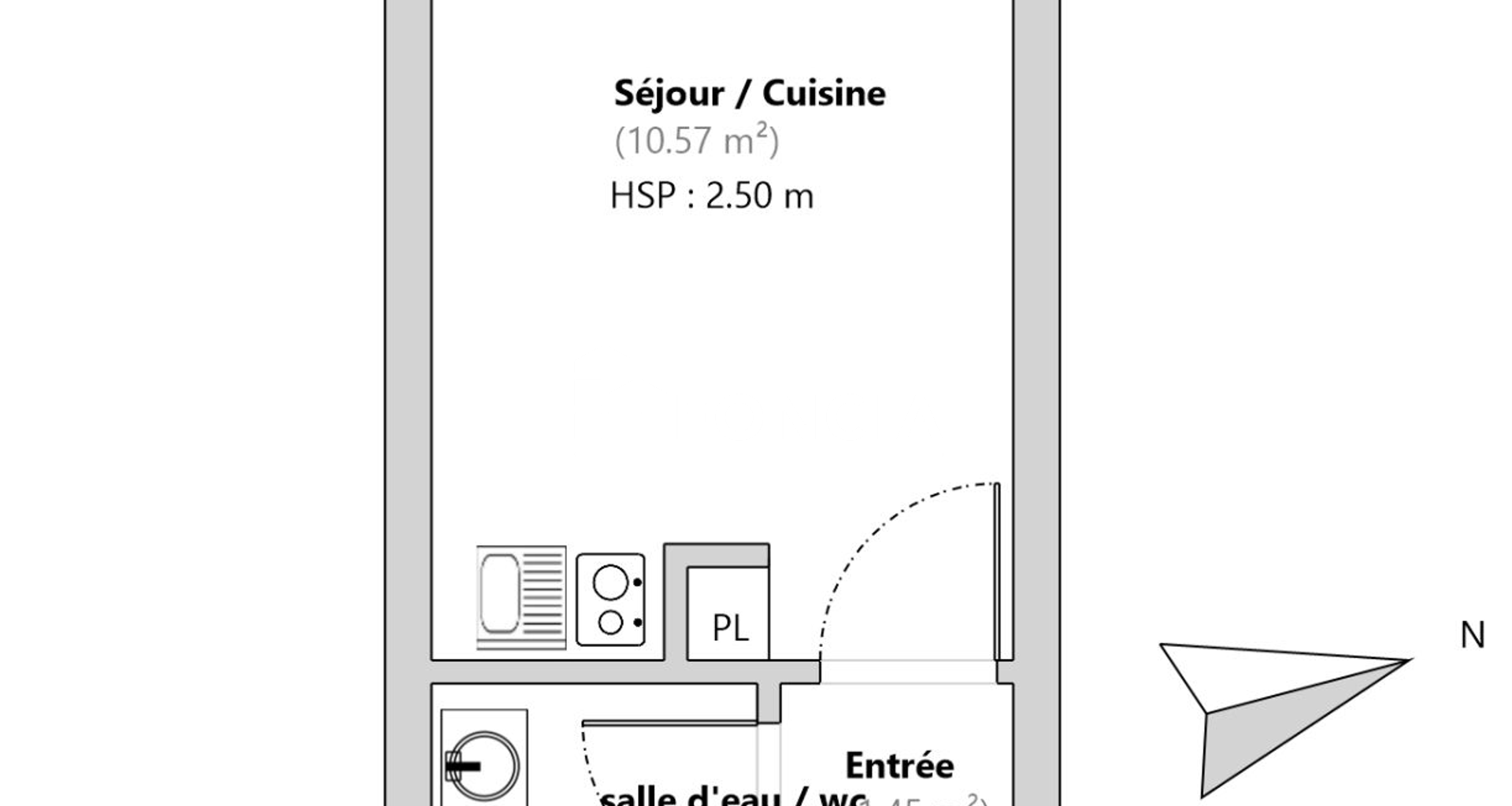 Studio (14.49 m²) à louer - Paris 15ᵉ (75015)