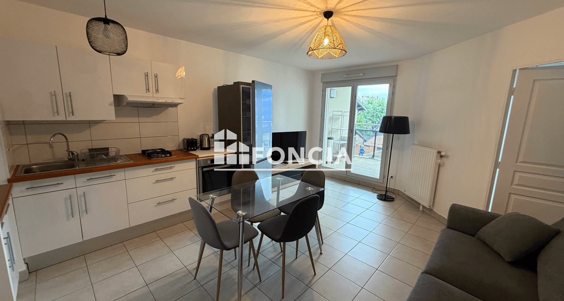 Appartement meublé 2 pièces (39.18 m²) à louer - Villeurbanne (69100)