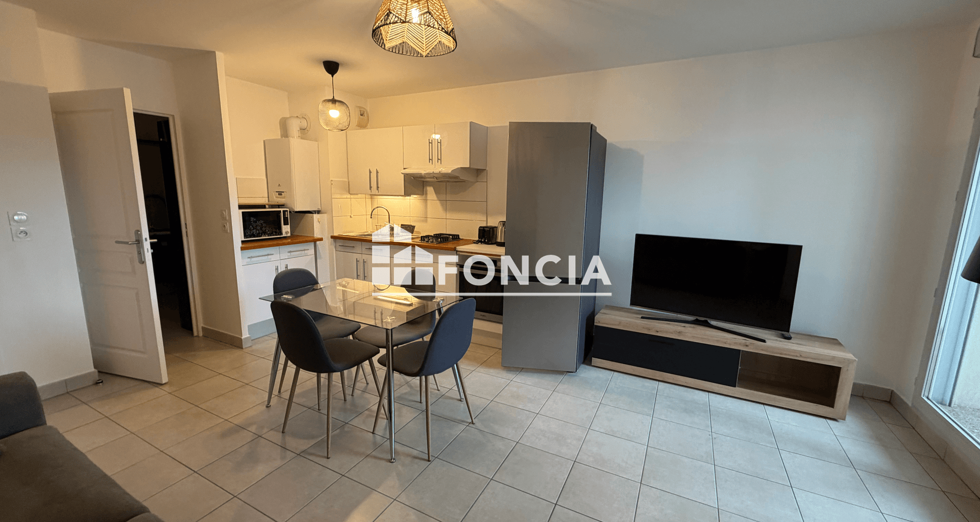 Appartement meublé 2 pièces (39.18 m²) à louer - Villeurbanne (69100)