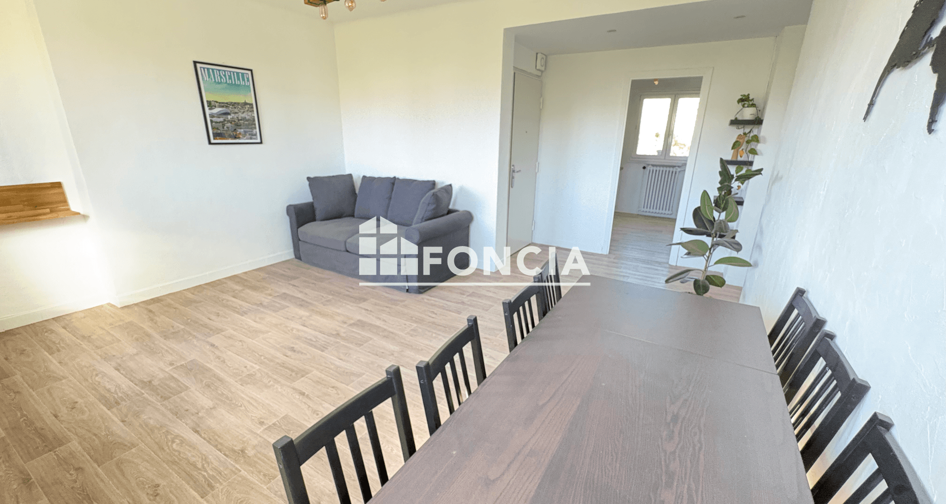 Appartement meublé 4 pièces (70.32 m²) à louer - Marseille 8ᵉ (13008)
