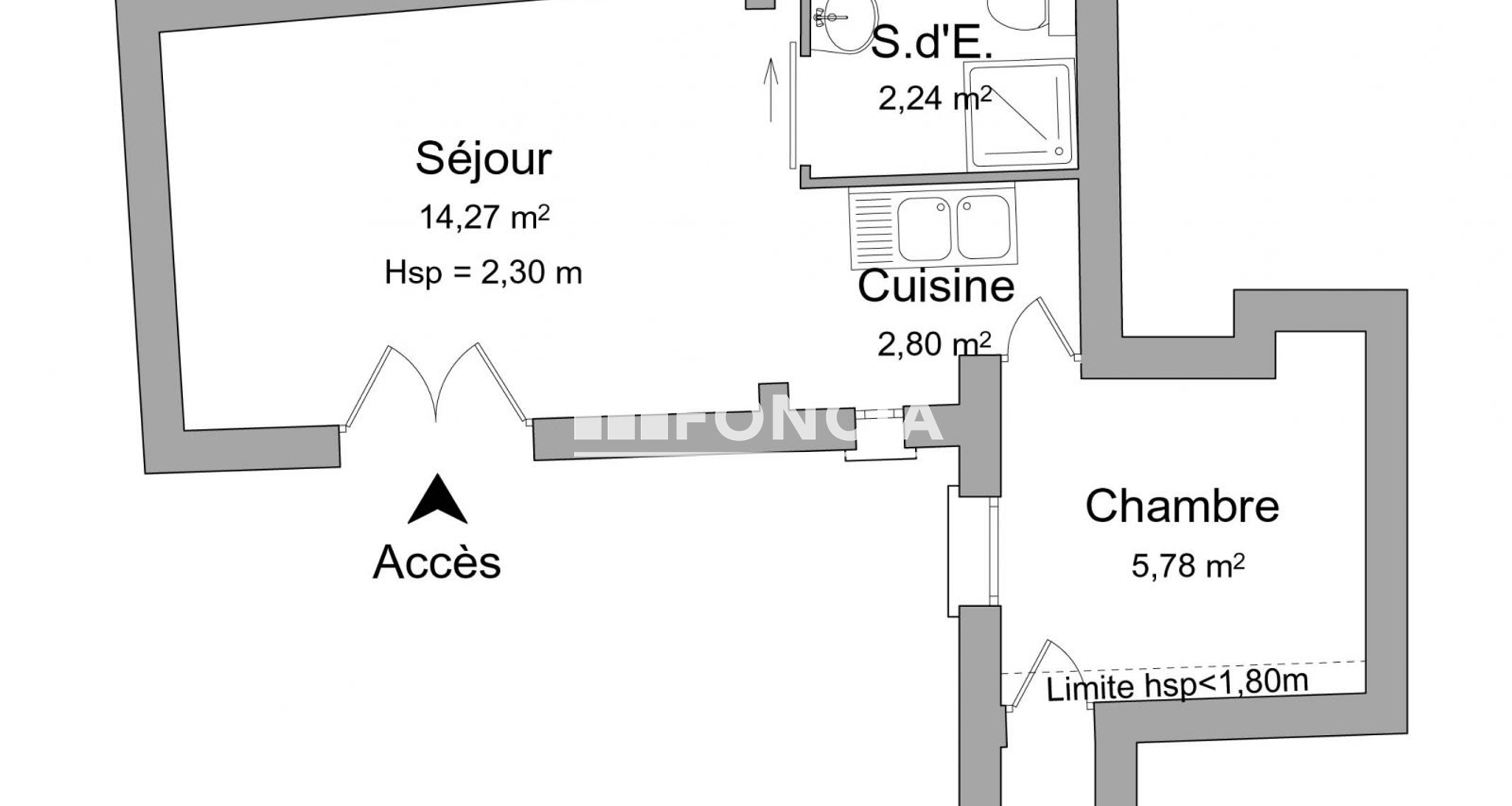 Appartement 2 pièces (26.72 m²) à louer - Noirmoutier-en-l'île (85330)